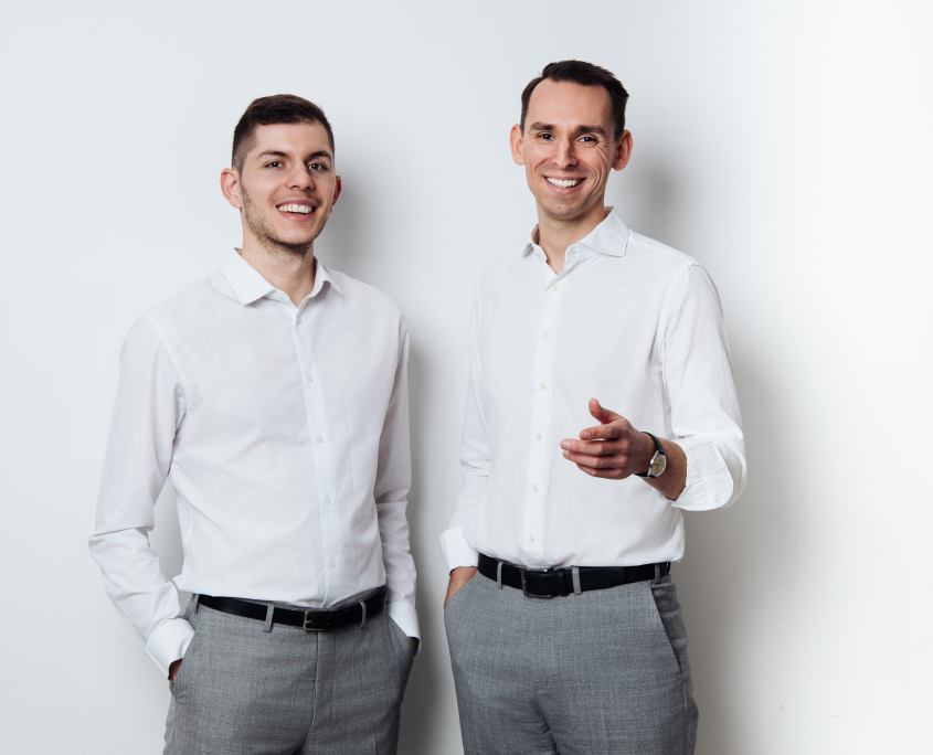 Forenti GmbH Geschäftsführer Bennet von Homeyer und Moritz Sommer