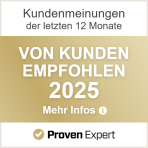 Proven Expert Logo: Von Kunden empfohlen
